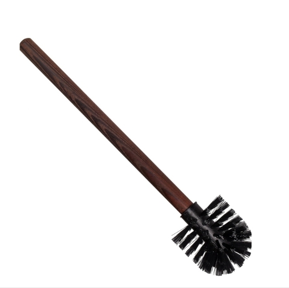 REDECKER Nylon Toilet Brush w/ Oiled Thermowood Handle-8"L x 5.75" W x 14.25" H - Picture 5 of 6